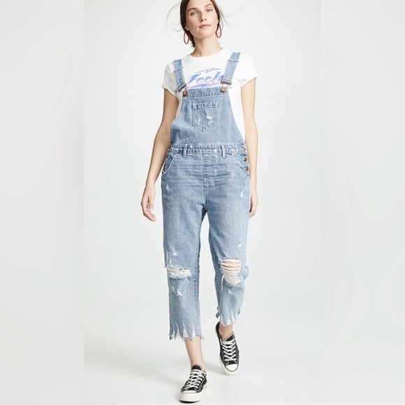 One x One Teaspoon Denim Overalls - Picture 1 of 10